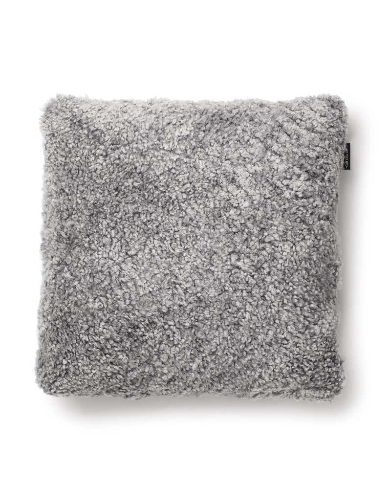 Skinnwille CURLY -tyynynpäällinen, 45x45 cm, hopeanharmaa