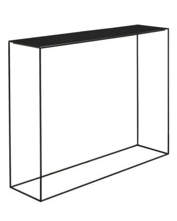 Zeus SLIM IRONY -konsolitaso, 124 cm, K100 cm, musta