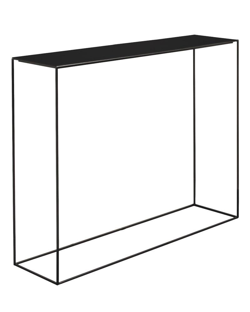Zeus SLIM IRONY -konsolitaso, 124 cm, K100 cm, musta