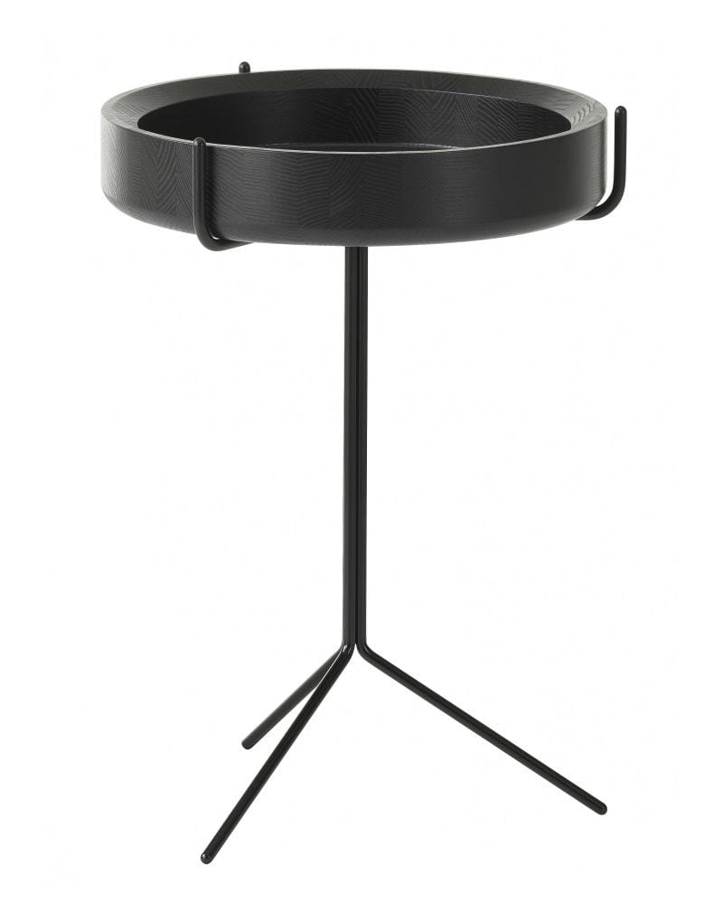 Swedese DRUM -pöytä, musta, 56 cm