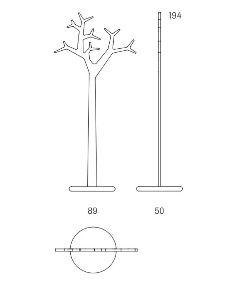 Swedese TREE -naulakko iso, musta - Image 3