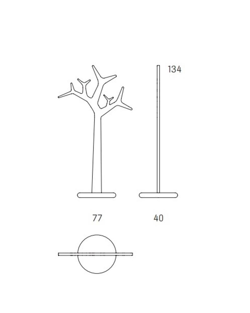 Swedese TREE -naulakko pieni, valkoinen - Image 3