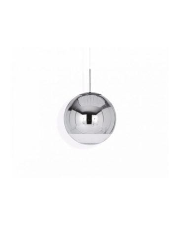 Tom Dixon MIRROR BALL LED pendant, chrome, Ø40 cm