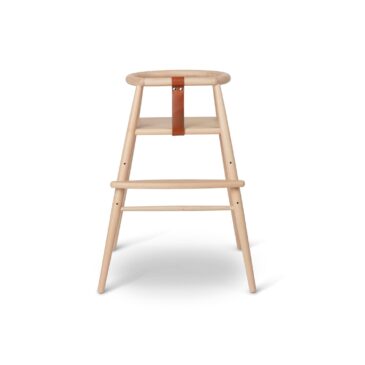 Carl Hansen ND54 syöttötuoli, lakattu pyökki/nahka