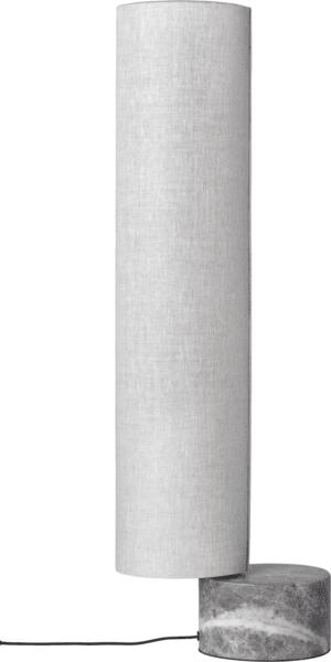 GUBI UNBOUND -lattiavalaisin, 80cm, canvas/harmaa marmori