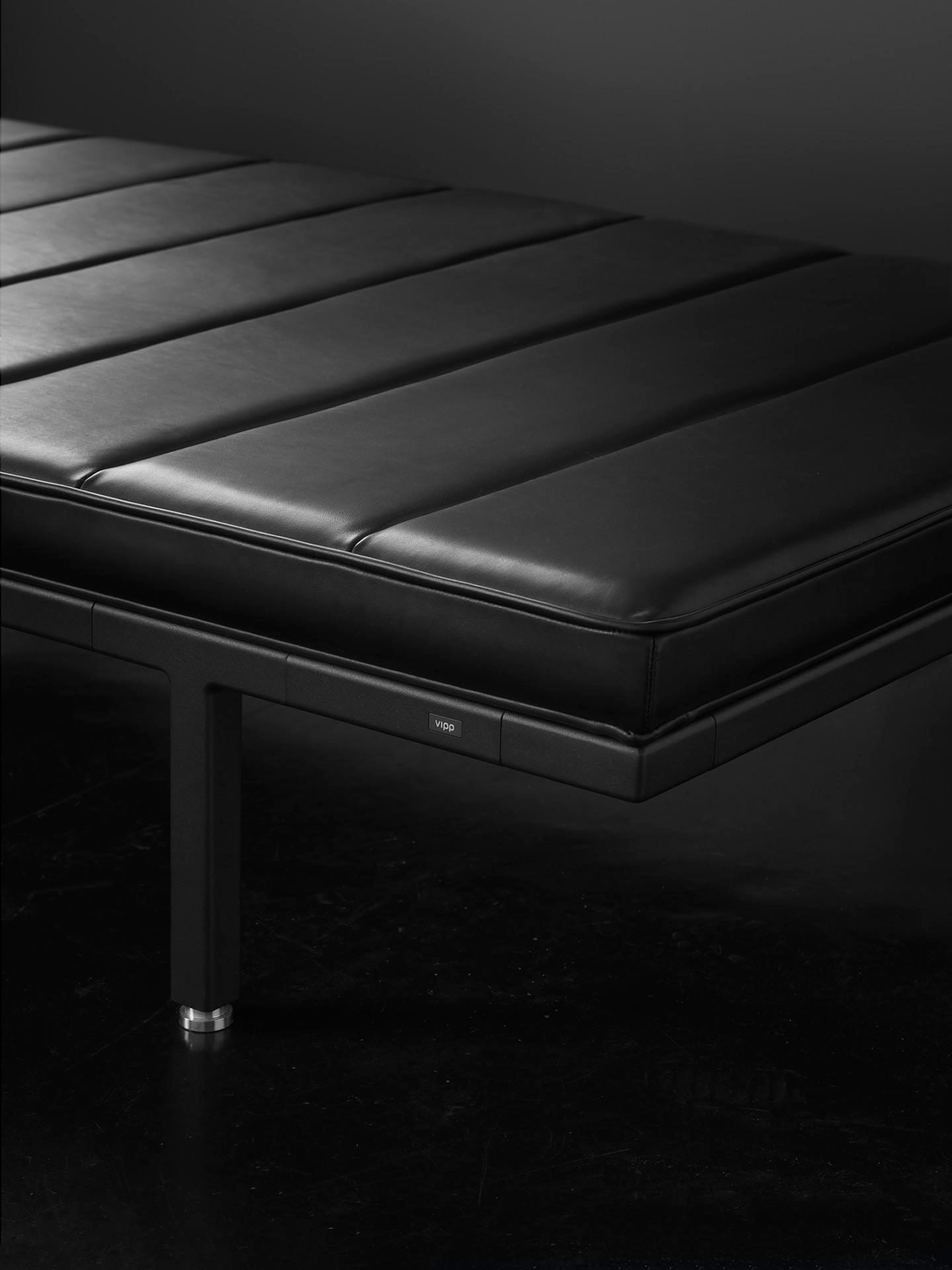 Vipp 461 Daybed, musta runko / musta nahka - Image 3