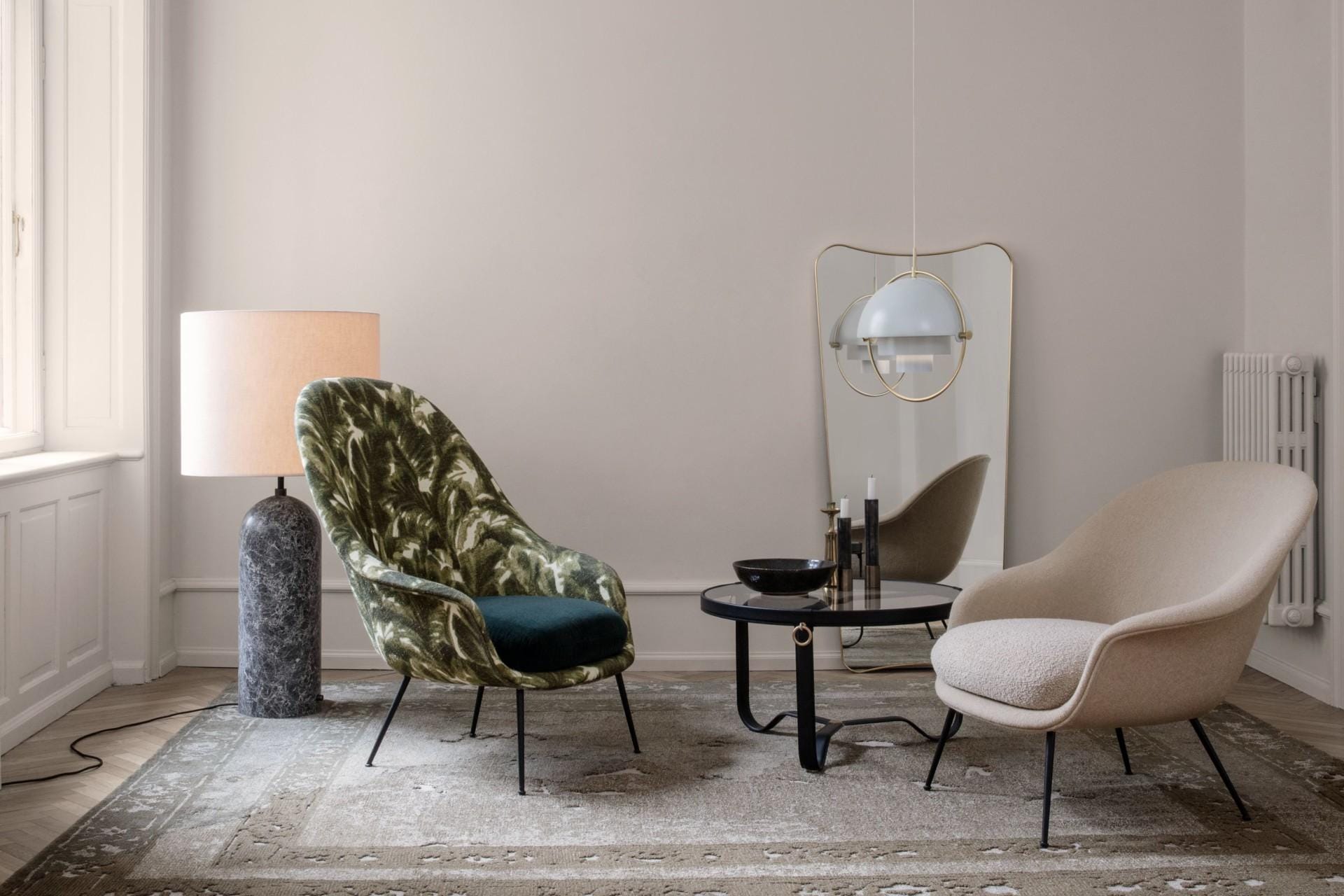 GUBI F.A. 33 -peili, 70x146cm, musta messinki - Image 3