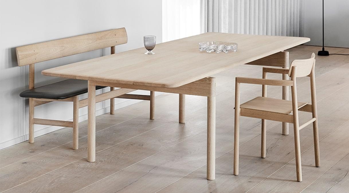 Fredericia POST -ruokapöytä, 270x100cm, saippuoitu tammi - Image 3