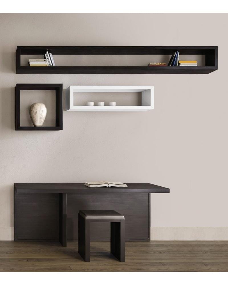 Zeus IRONY WALL RACK -seinähylly, 100 cm, valkoinen - Image 3