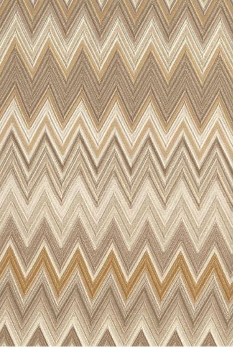 Missoni Home Zig Zag Multicolore - tapetti, beige/kulta