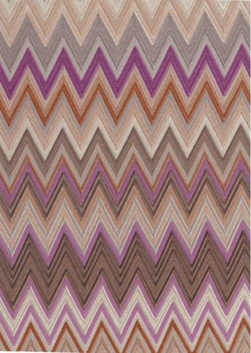 Missoni Home Zig Zag Multicolore - tapetti, violetti/beige