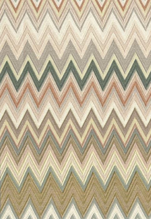 Missoni Home Zig Zag Multicolore - tapetti, vihreä/beige