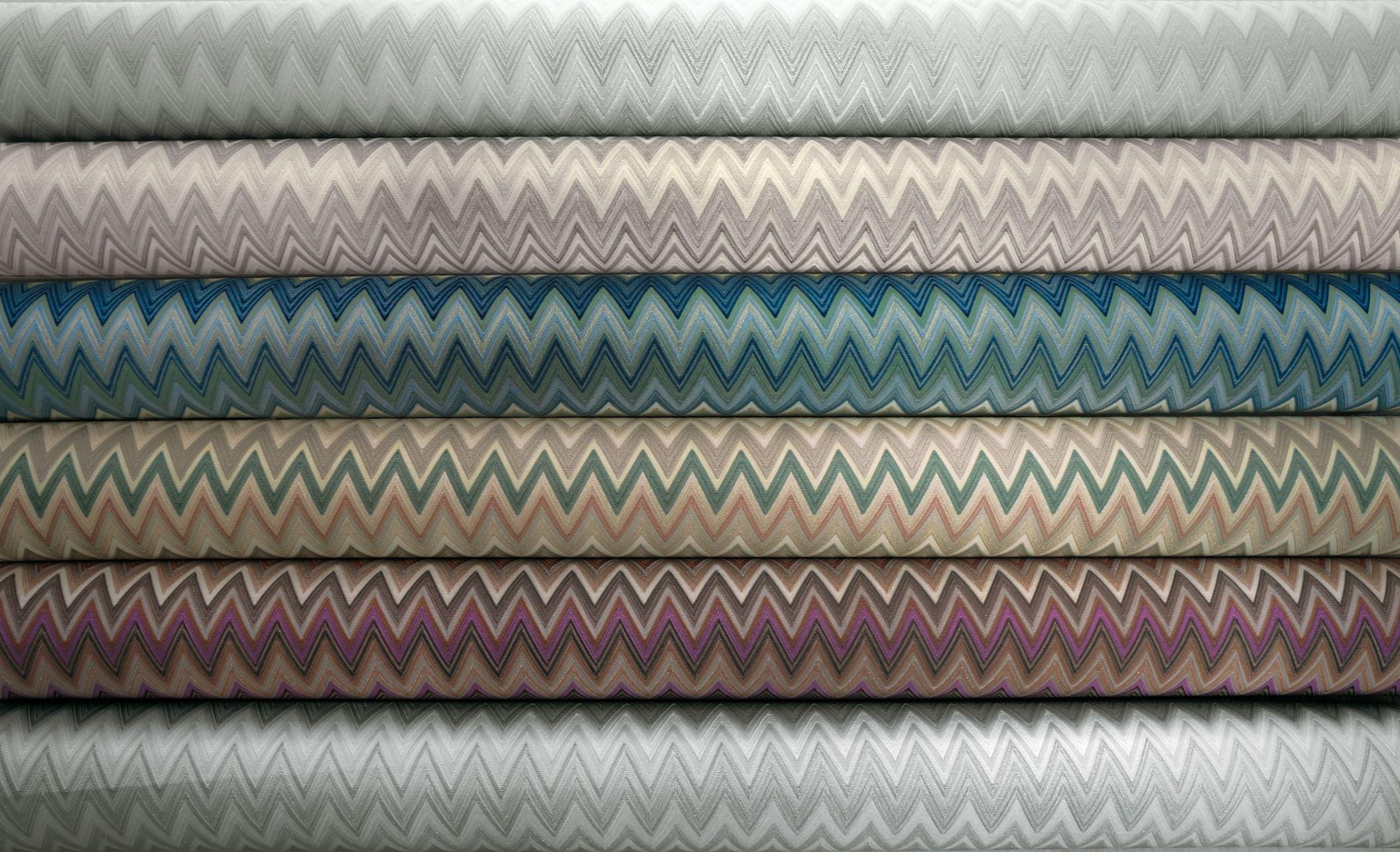 Missoni Home Zig Zag Multicolore - tapetti, beige/kulta - Image 3