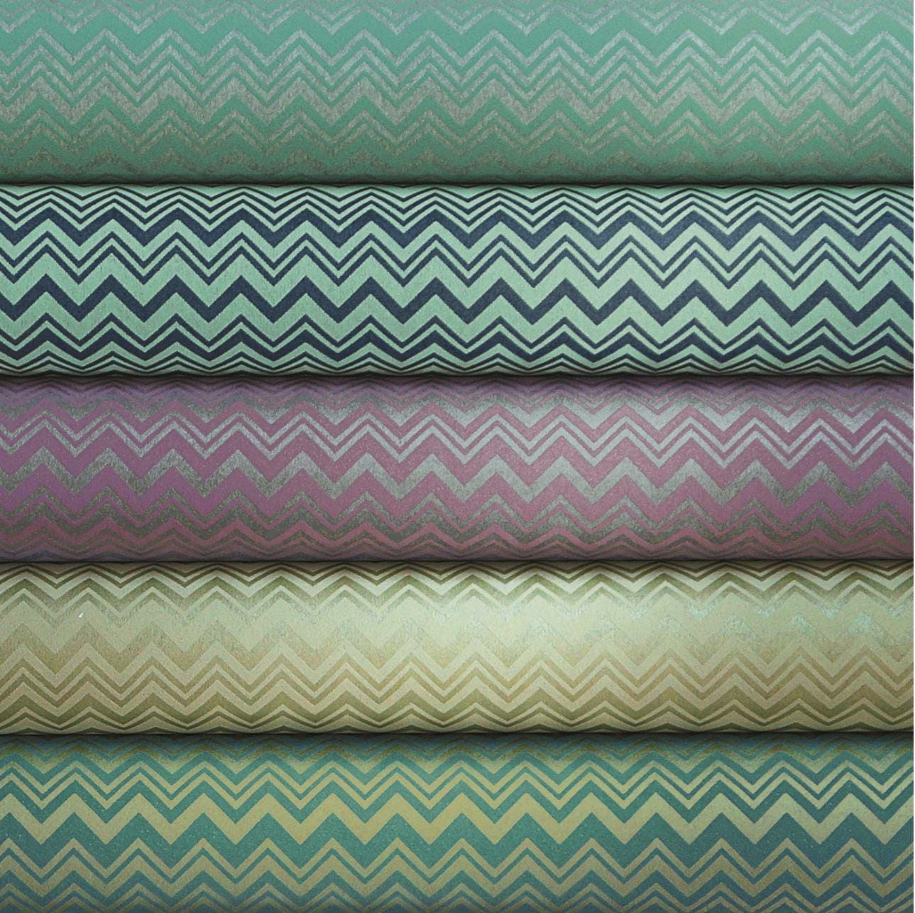 Missoni Home Zig Zag - tapetti, violetti - Image 2